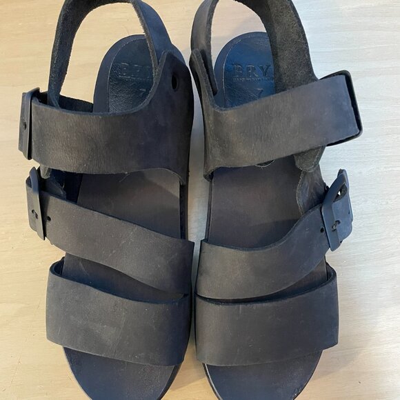 BRYR Mono Black Jesse Clog Sandal Size 7 - Picture 8 of 10